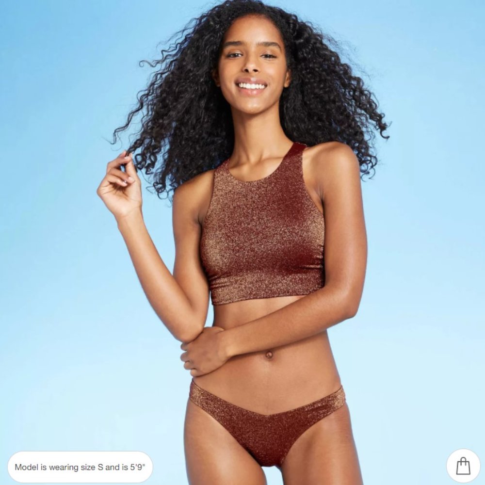 Sparkle Glitter Metallic Bikini